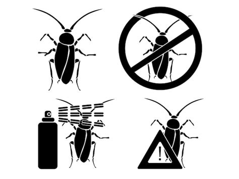 Premium Vector Pest Control Icon Set Of Silhouettes About The Fight