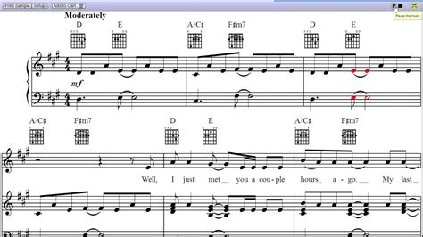 Beat Of The Music By Brett Eldredge Piano Sheet Musicteaser Youtube