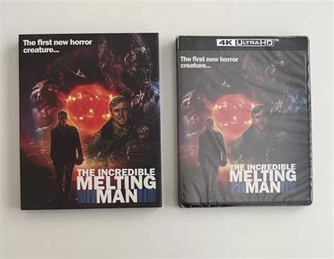 THE INCREDIBLE MELTING Man 4K Ultra HD Blu Ray W Slipcover Vinegar