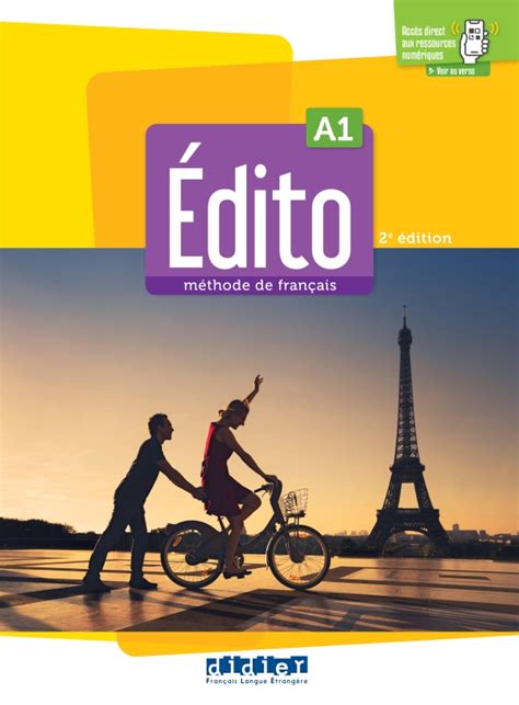 Edito A1 Edition 2022 Livre Hachette Fr