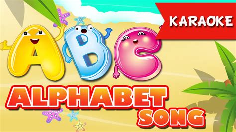 The Alphabet Song Version 2 karaoke with lyrics | Nursery Rhymes TV ...