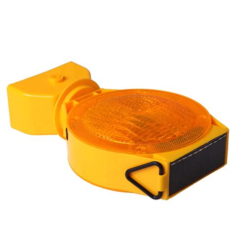 Road Construction Amber Flashing Led Traffic Barricade Solar Warning