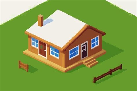 Une Illustration De Dessin Anim D Une Cabane En Bois Avec Un Toit Qui