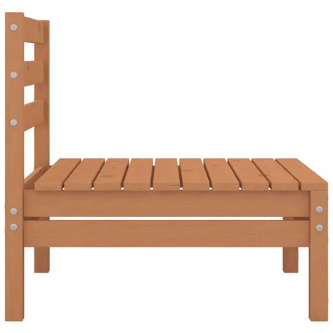 Ensemble Canapes Canap Central De Jardin Marron Miel Bois De Pin