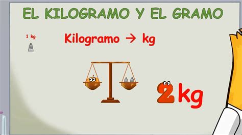 2º Primaria El Kilogramo Y El Gramo Youtube