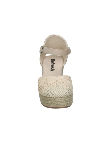 Sandalias Para Mujer REFRESH 170869 Beige