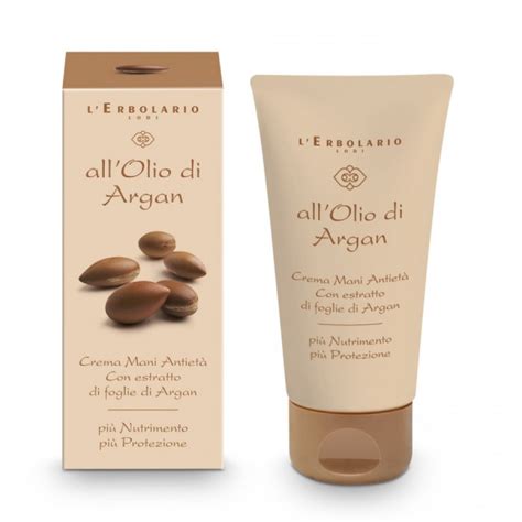 Омолаживающий крем для рук Аргания L Erbolario Crema All Olio Di Argan