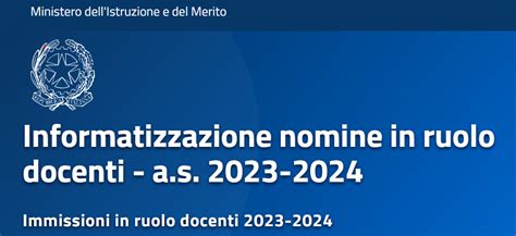 Immissioni In Ruolo Personale Docente A S Emanato Il Decreto