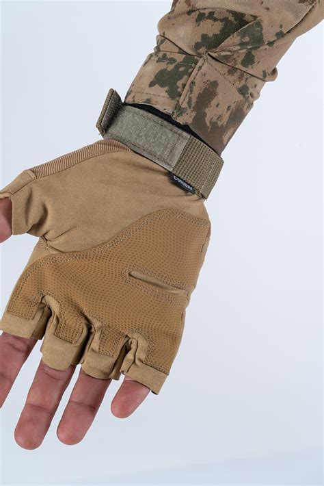 Combat Tactical Outdoor Kesik Parmaks Z Eldiven Asker Polis Da C