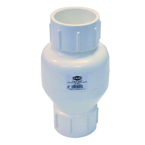 EZ FLO 2 In PVC Solvent In Line Check Valve 20457 The Home Depot