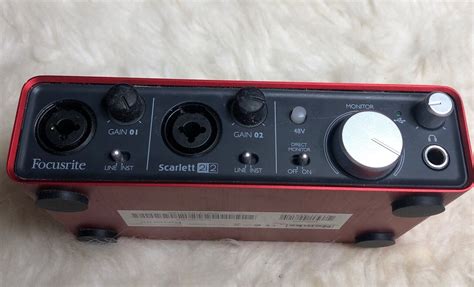 Focusrite Scarlett 2i2 Usb Audio Interface 1st Generation Preowned Pilates Plus