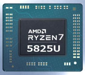 AMD Ryzen 7 5825U 2 GHz 8 cores 6th gen processor review full specs