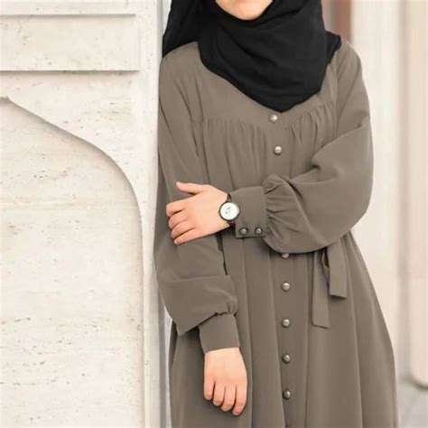 Raziya Abaya Cuffed Sleevee Limited Edition From Turkey Nude Designer Burqa