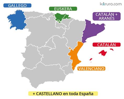 mapa de las lenguas de españa Lenguas de españa Las lenguas de