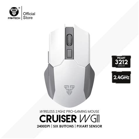 Fantech Cruiser Wg Wireless Silent Click Mouse Dpi G Gaming