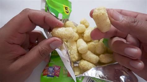 Fun Flips Delicious Baked Crunchy Puffs Pudina Flavour Opening