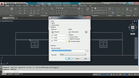 How To Create A Wblock In Autocad Youtube