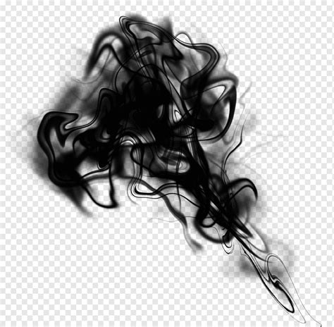 Smoke Transparency and translucency Black and white, black smoke ...