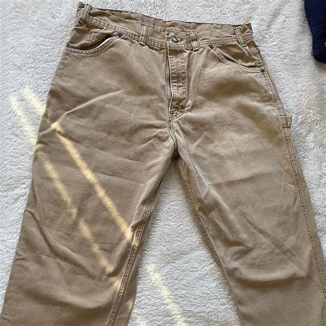 Men S Tan Jeans Depop