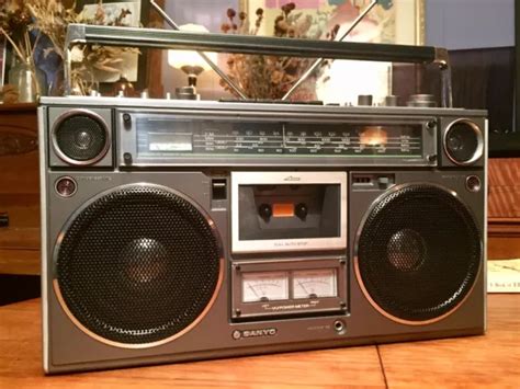 Classic Vintage Sanyo M 9994k Radio Cassette Boombox Ghetto Blaster Working Aux 3600 Picclick Au