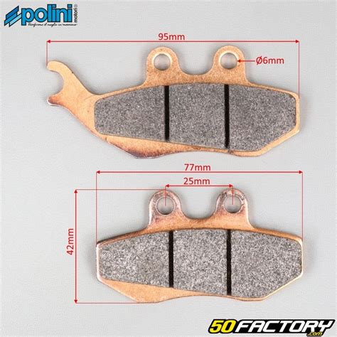 Plaquettes De Frein M Tal Fritt Yamaha Tzr Polini Pi Ce Moto