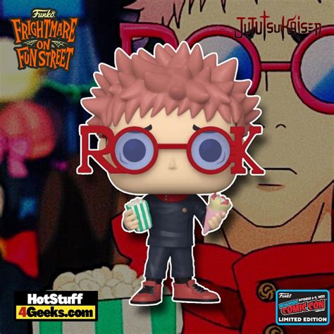 Funko NYCC 2022 Jujutsu Kaisen Itadori W Glasses Funko Pop