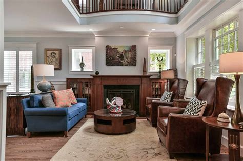 70 Craftsman-Style Living Room Ideas (Photos)