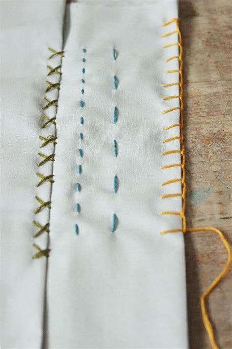 How To Sew By Hand Seven Basic Stitches Hand Sewing Hand Embroidery Stitches Hand Stitching