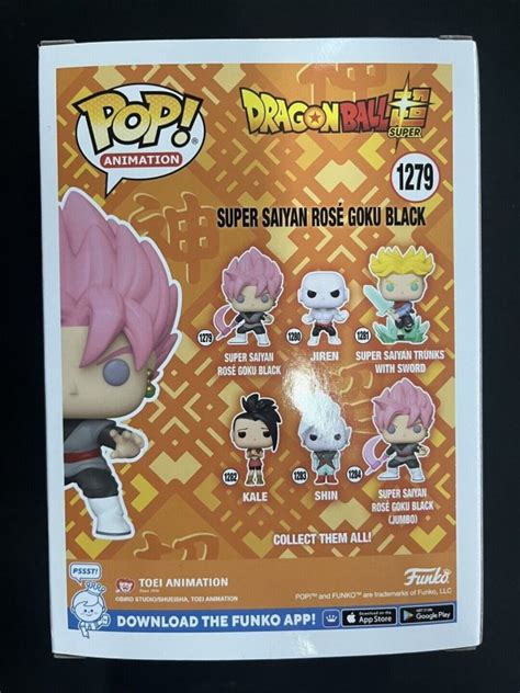 Funko Pop! Dragon Ball Super Super Saiyan Rose Goku Black #1279 | Comic ...