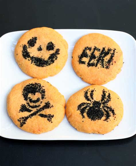 Simple Halloween Sugar Cookies