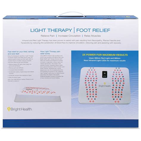 Bright Health Red Light Therapy Foot Pain Relief Device Carex