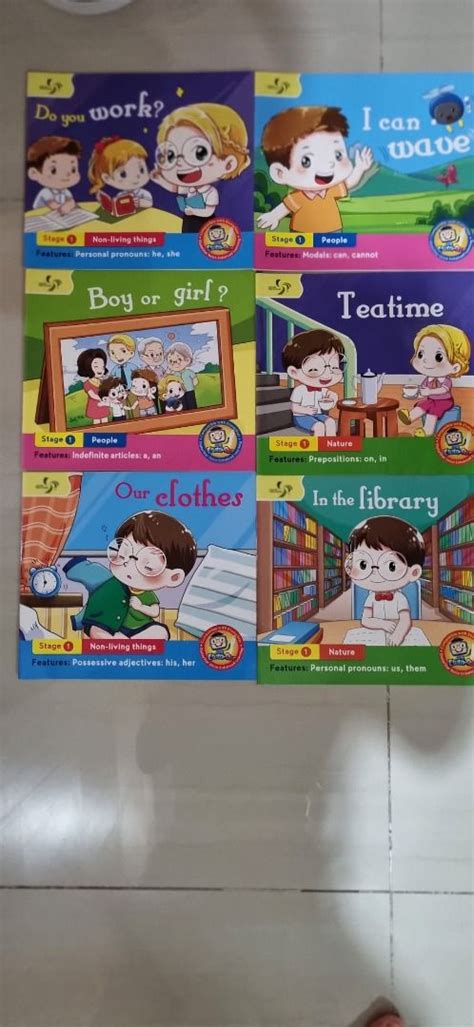 Young Children English Book Stage 1learning Pronounceadjective In