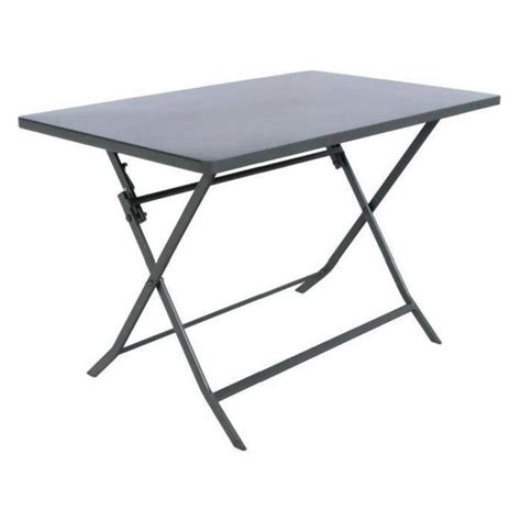 Table Pliante Greensboro Hesperide Rect Graphite Achat Vente Table