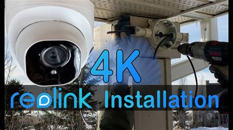 How To Install Reolink Security K Poe Cameras Outside In Detail