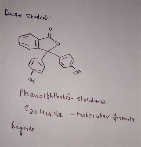 Give structure of phenolphthalein - Chemistry - Haloalkanes and Haloarenes - 13018915 ...