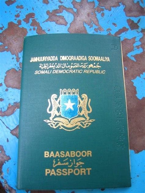 The Old Somali Green Passport It’s Time Has Passed The New Somali Passport Is A Different