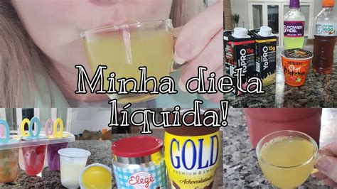 MINHA DIETA LÍQUIDA Pós bariátrica YouTube