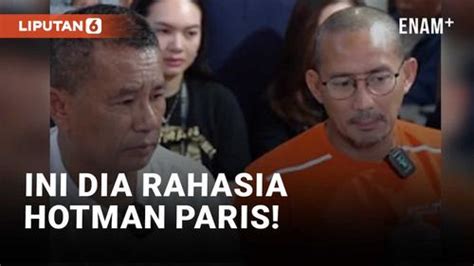 Video Bahas Kuhp Sandiaga Uno Bongkar Rahasia Hotman Paris Enamplus