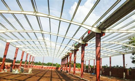 Ms Prefabricated Tin Shed Structure At Rs Square Feet In Gautam