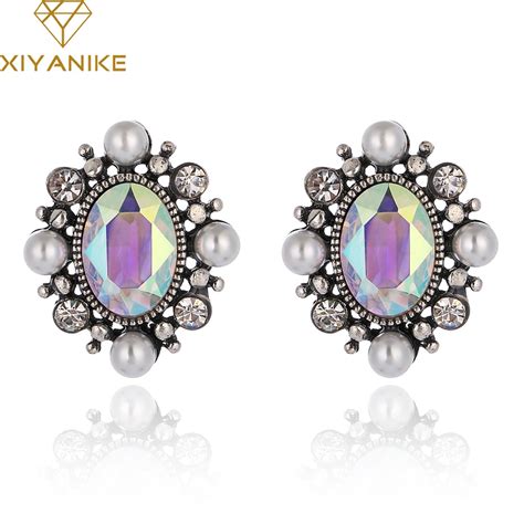 Xiyanike Boucles D Oreilles En Zircon Pour Femmes Imitation De