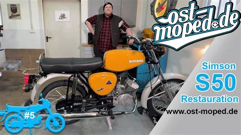 Simson S50 Restauration Folge 5 Probefahrt YouTube