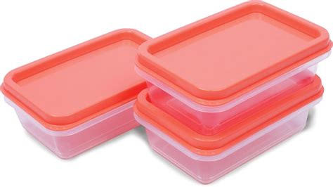 Amazon Unica Rectangle Container Plastic Food Storage Box With