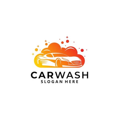 Premium Vector Car Wash Logo Vector Design Template