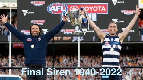 The Final Siren Vfl Afl Grand Finals Youtube