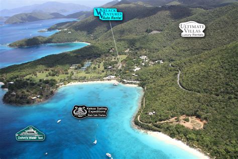 Caneel Bay, St. John, USVI | Aerial View