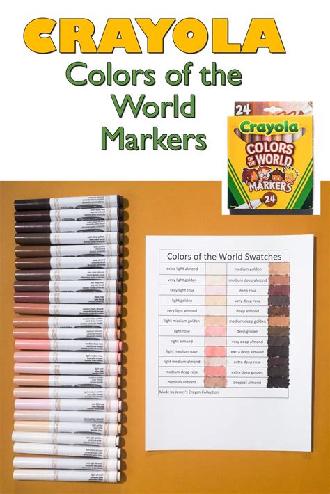 Crayola Colors Of The World Markers Review And Swatches Jenny S