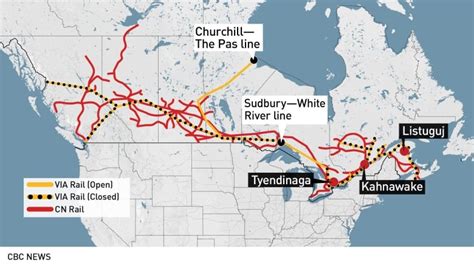 Via Rail cancels most trains nationwide, CN closes Eastern Canadian ...