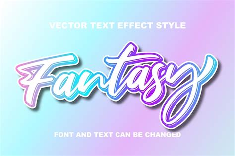 Fantas A Tipograf A Letras D Texto Editable Efecto Fuente Estilo