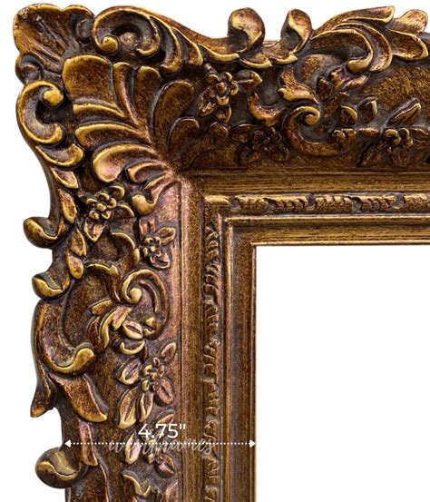 Exquisite Late C Th Victorian Ornate Rococo Frame Glwec In