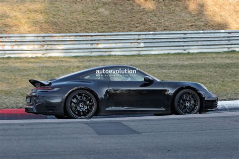 2023 Porsche 911 Hybrid Prototype Spied While Driven Hard on the ...